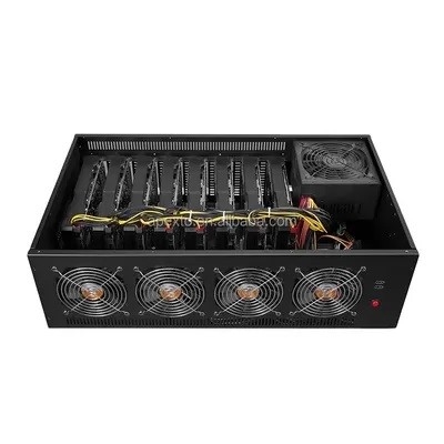 Apexto ATX力鉱山の装備機械、アルミ合金ETH鉱山のPCの箱